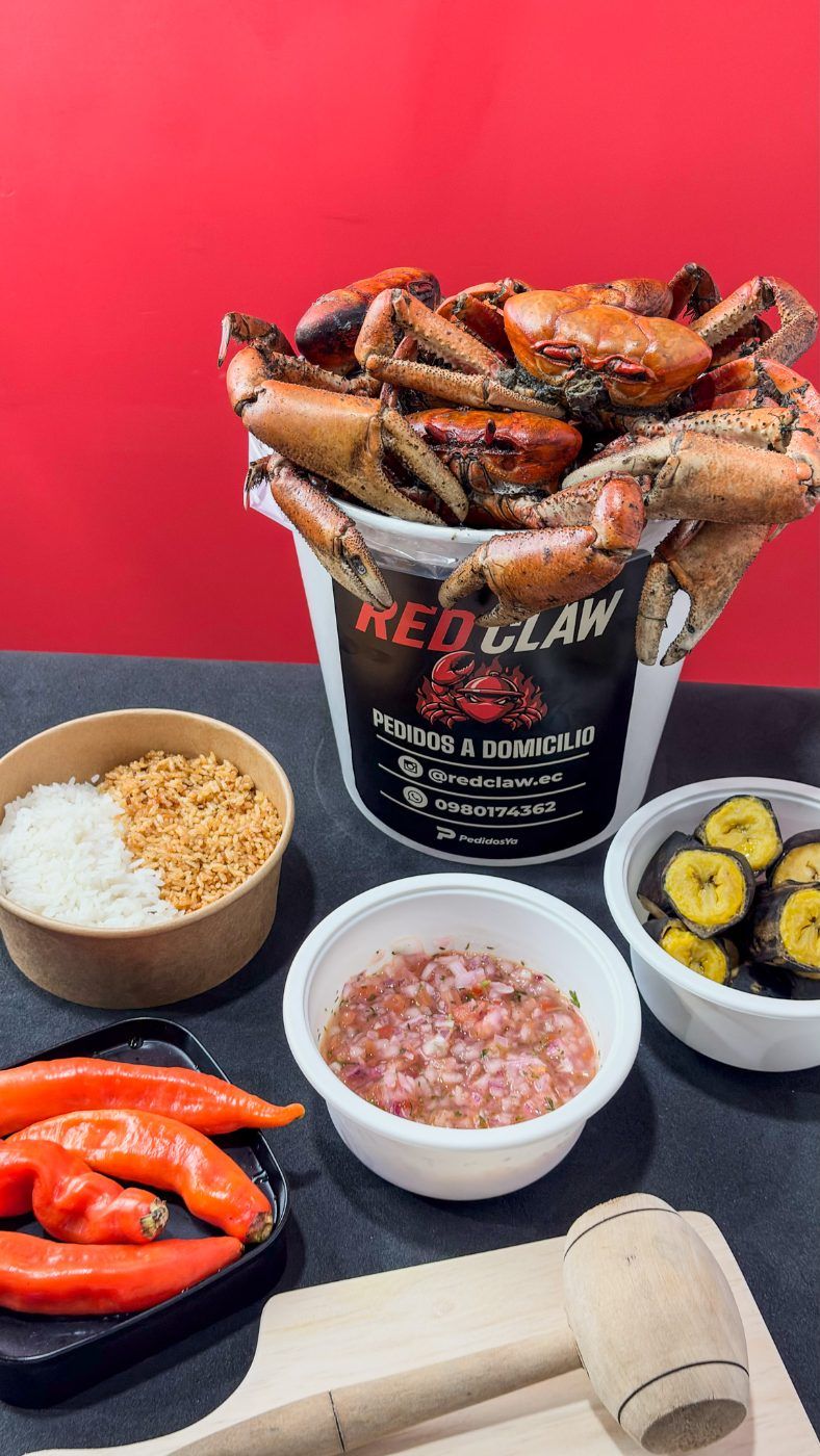 Balde Red Claw listo para delivery