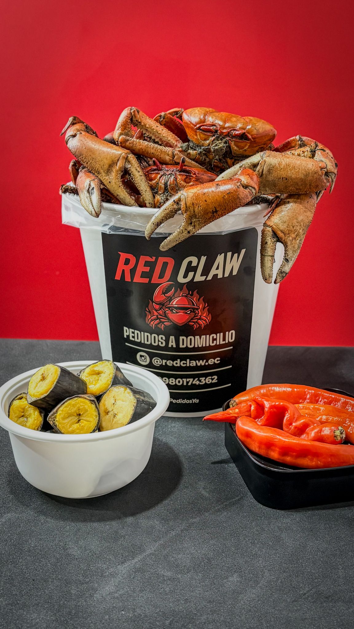 Balde de cangrejos Red Claw